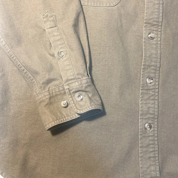 Guide Series Gender Mountain Men’s Sz L Workwear Heavy Flannel Button Down EUC - Picture 13 of 15